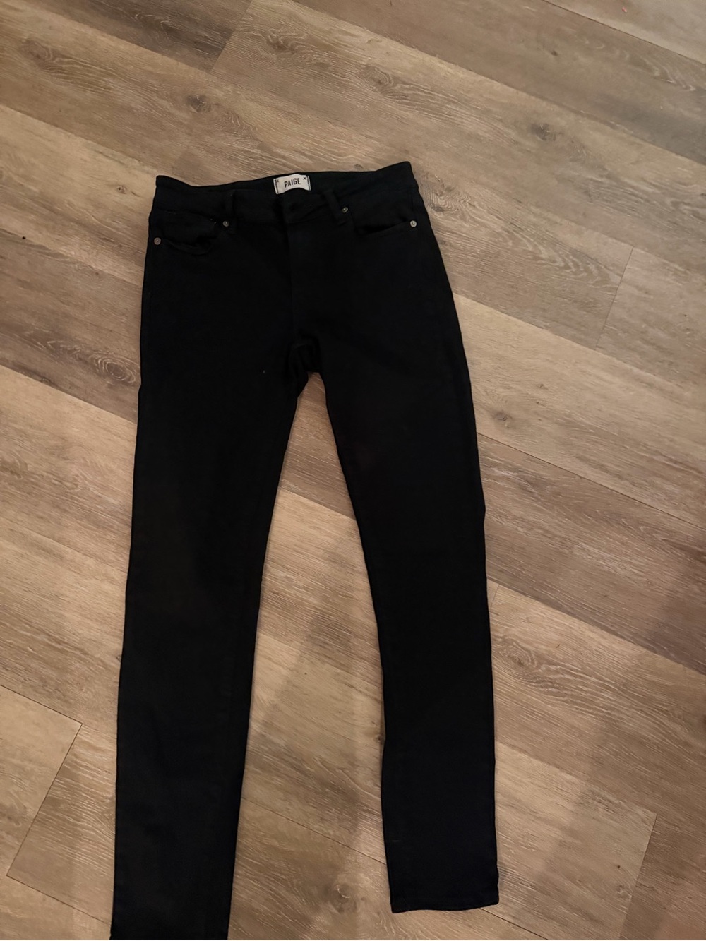 PAIGE Women's Black Skinny Jeans - Slim Stretch Denim